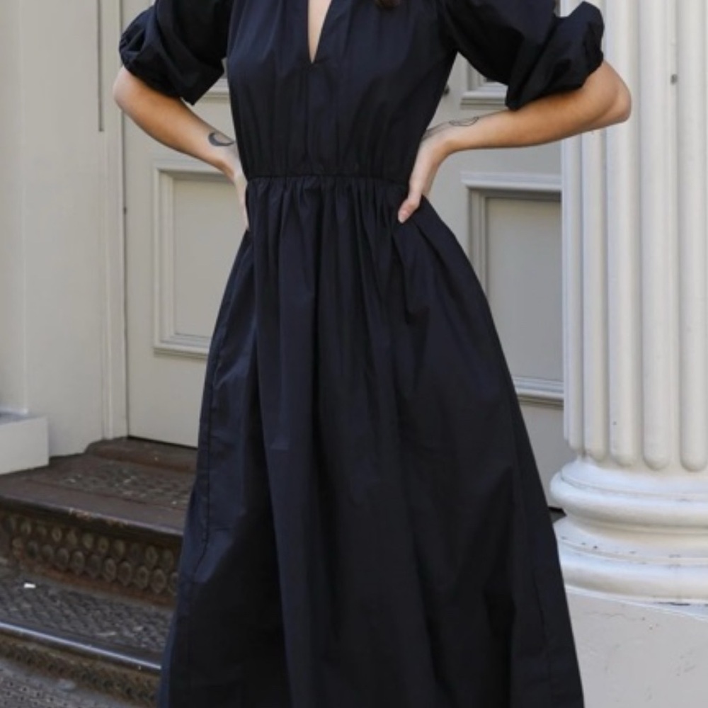 Chic Black Long Sleeve Dress